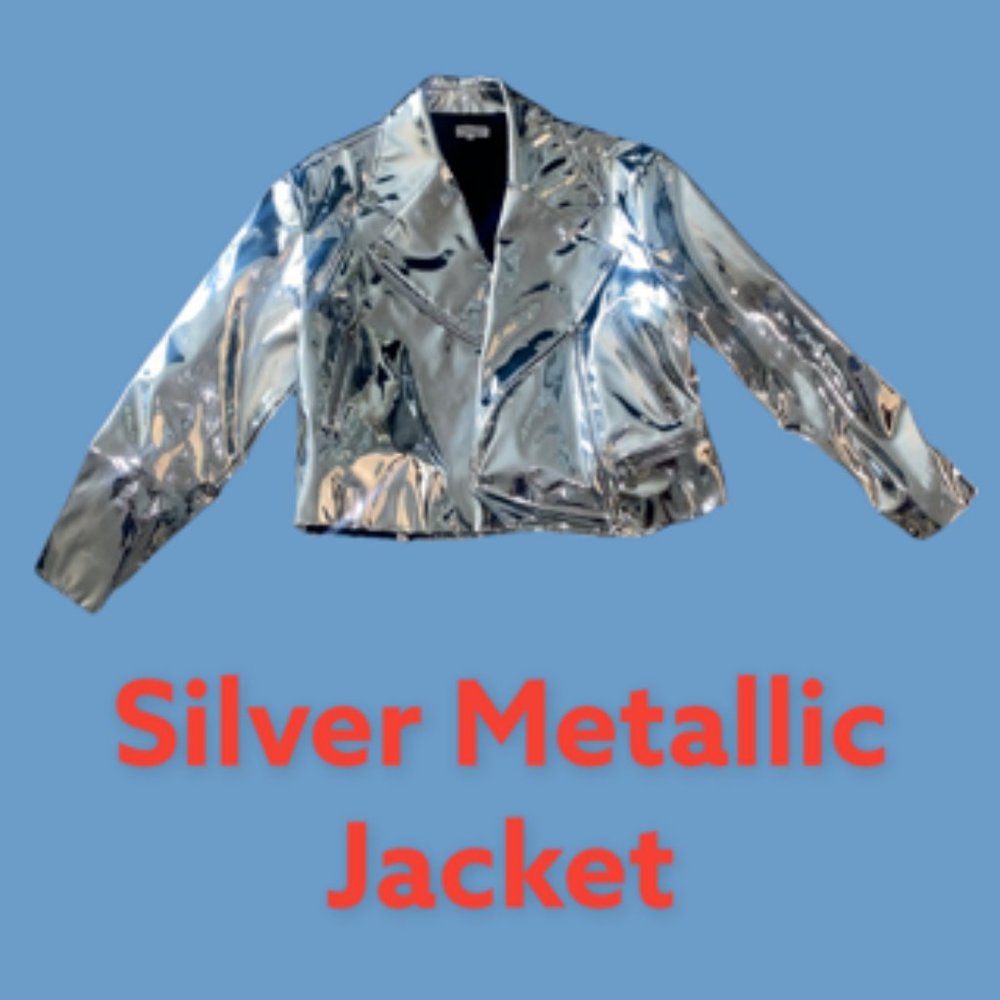 Metallic Silver Jacket